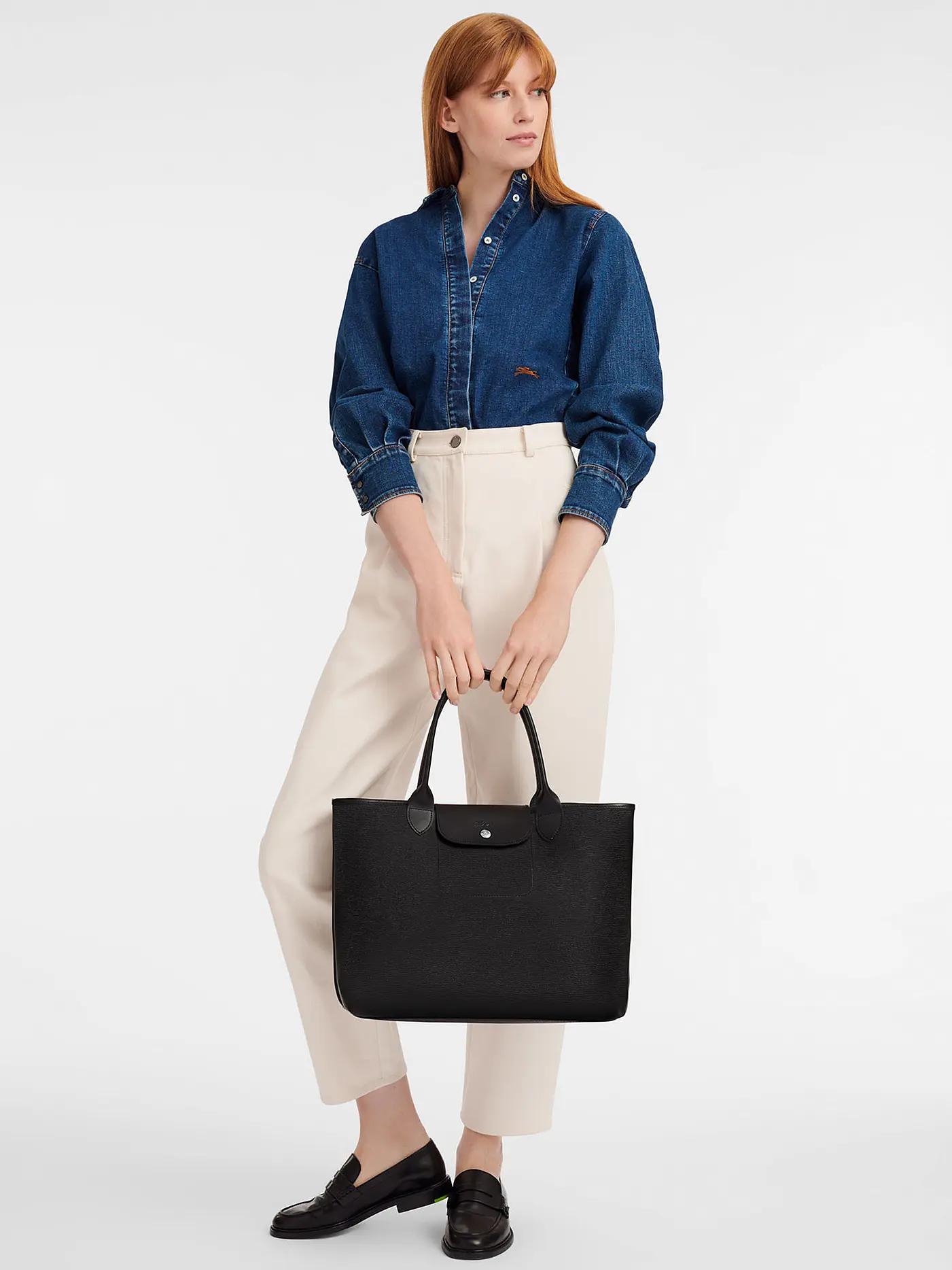 LONGCHAMP | Le Pliage City Henkeltasche, Black | 